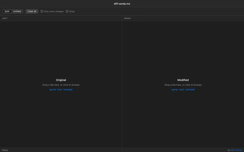 Screenshot of Diff