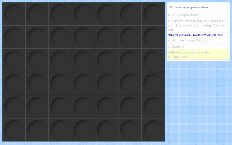 Screenshot of PlayC4
